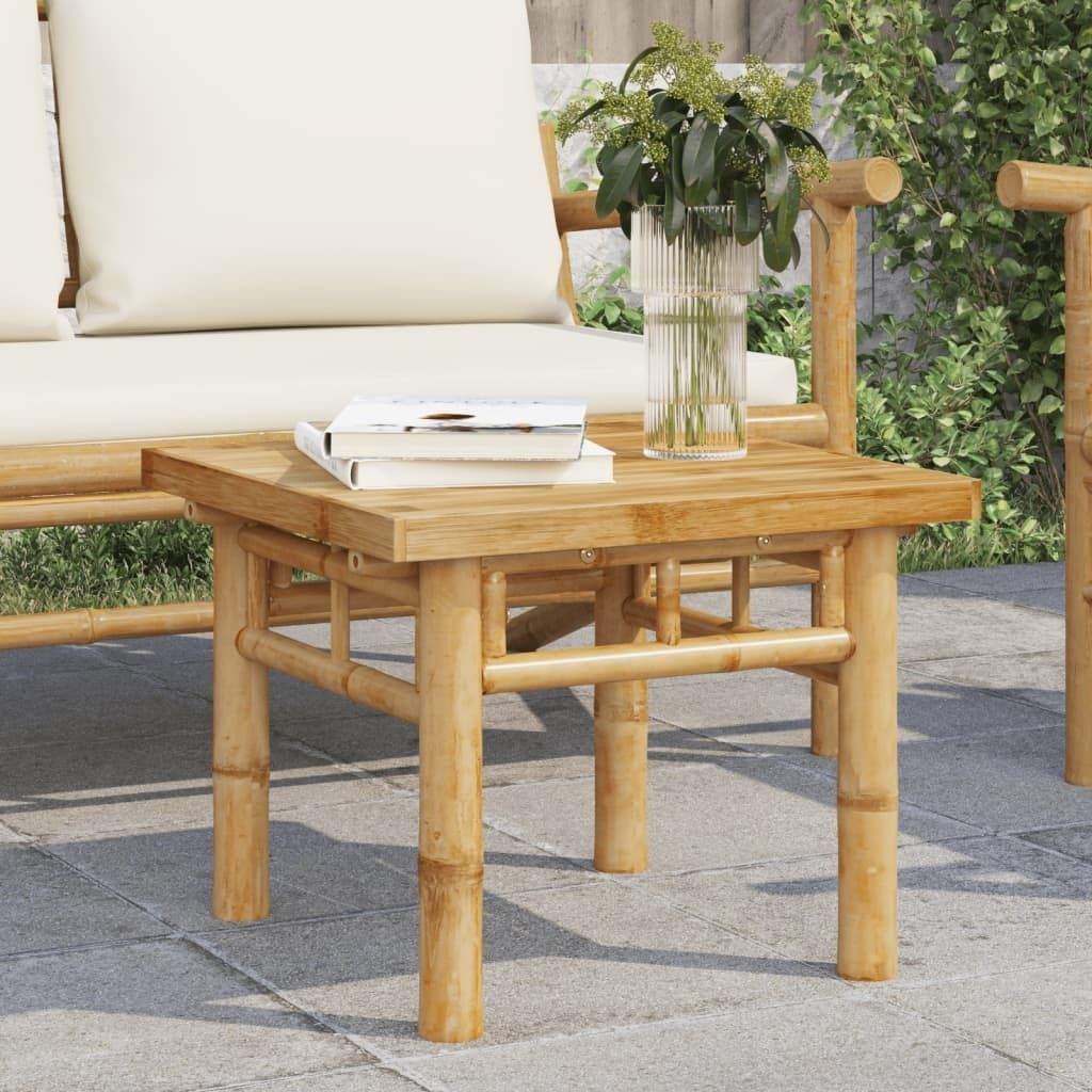 Design Couchtisch 45x45x35 cm Bambus, Couchtische 2024 Neu