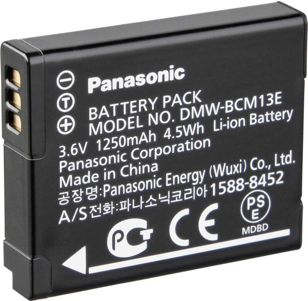 Panasonic DMW-BCM13E, 1250 mAh, Digitalkamera, Lithium-Ion, Produktbild 