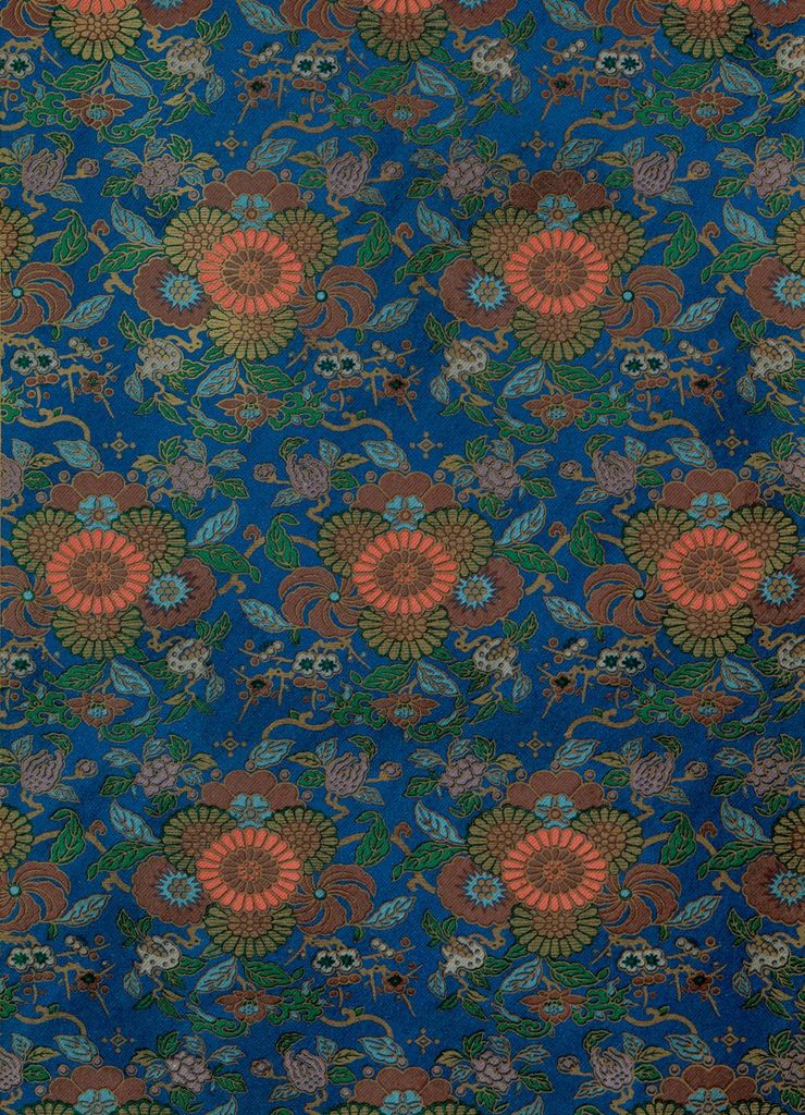 Plakat 13x18cm Blauer Fächer, G.A. Audsley Vintage für das Wohnzimmer