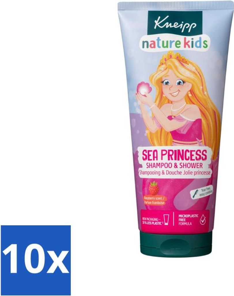 Kneipp - Shampoo & Dusche - Prinzessinnen - 200 ml - Vorteilspack - 10 Stücke