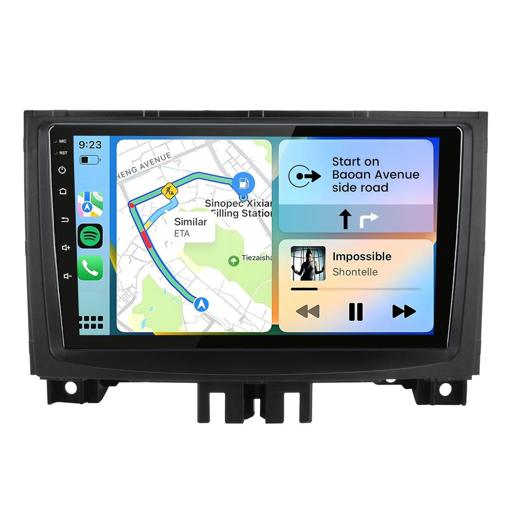 Hexinex 9 Zoll Auto Radio für Benz Sprinter / VW Crafter 2006 Android 15, 2GB+64GB, WIFI