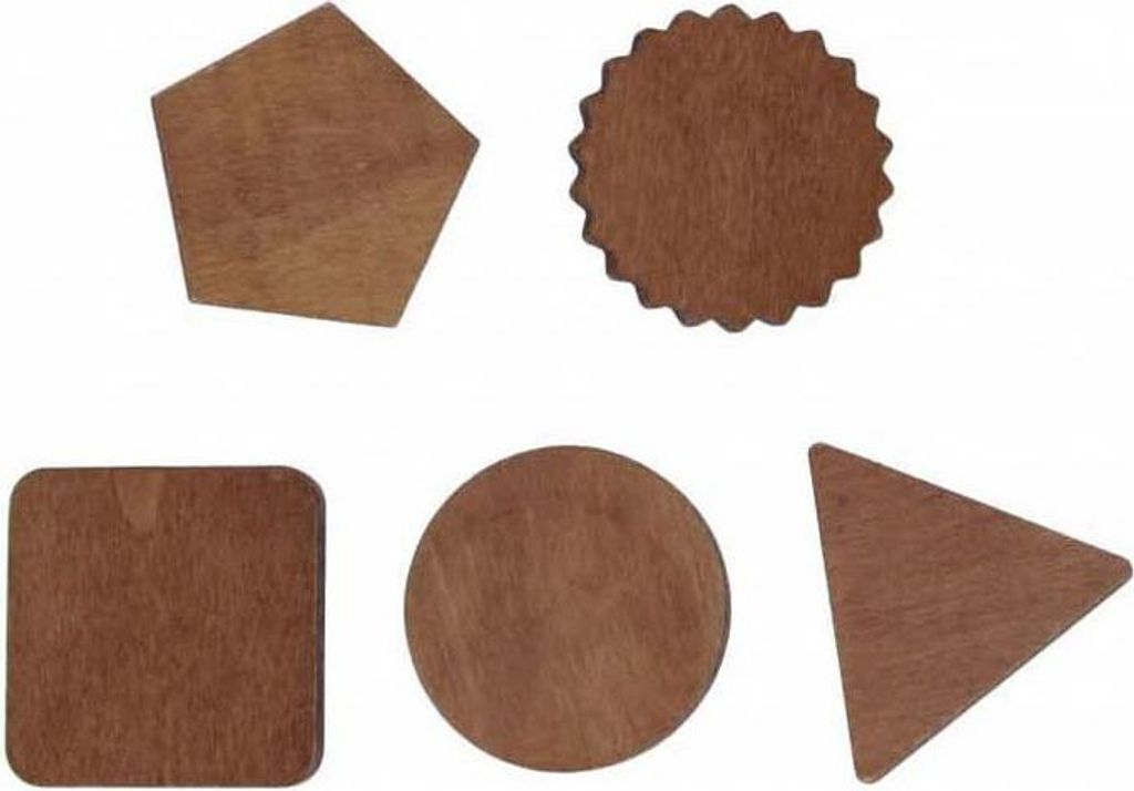 Holzmagnete 3cm, 5Stk.