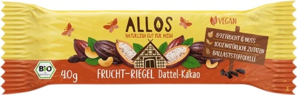 Fruchtriegel - Dattel Kakao 40g Produktbild 
