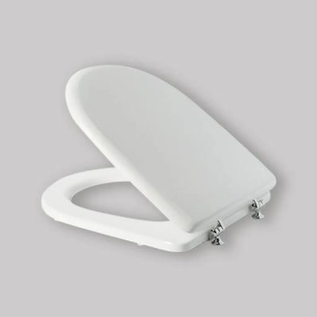 Siège WC Alpina en céramique blanche haute qualité - Finition brillante