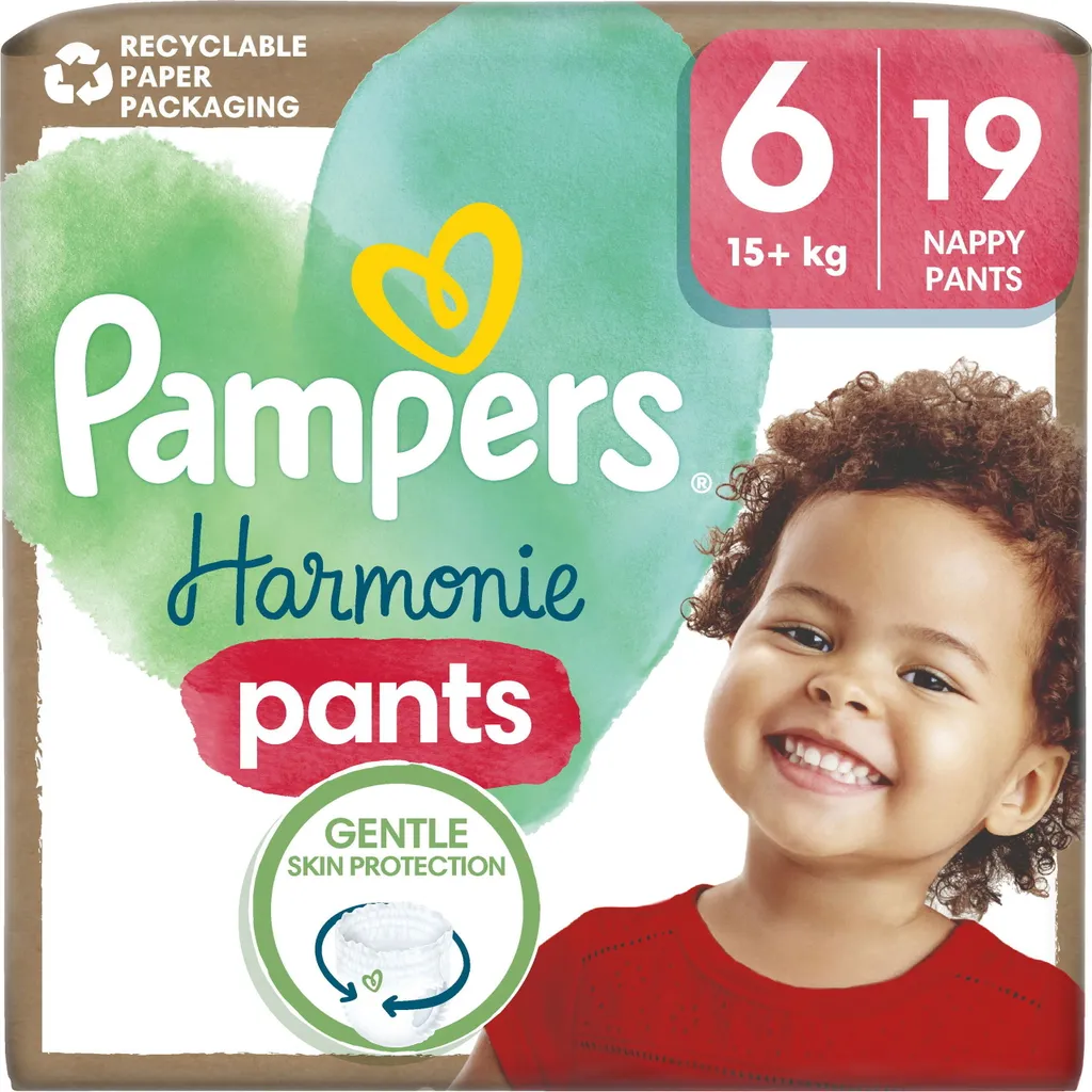 Pampers Pants Harmony Taille 6 Pack de 19 Couches-Culottes Premium