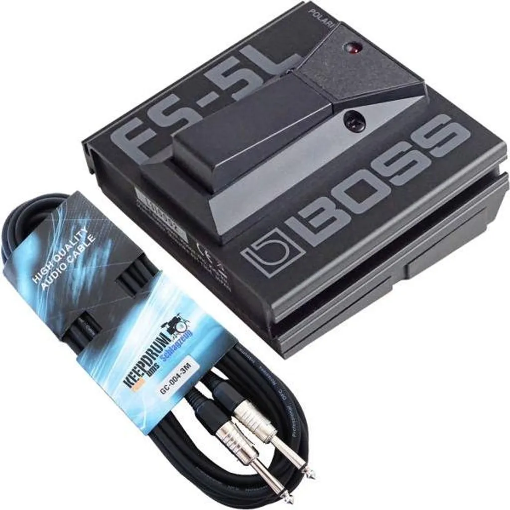 Pedale Boss FS-5L con Cavo 3m - Interruttore a Pedale Latching LED