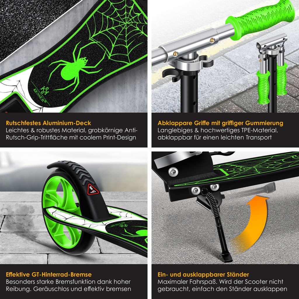 KESSER® Scooter Roller Kinderroller Cityroller Tretroller Produktbild 3