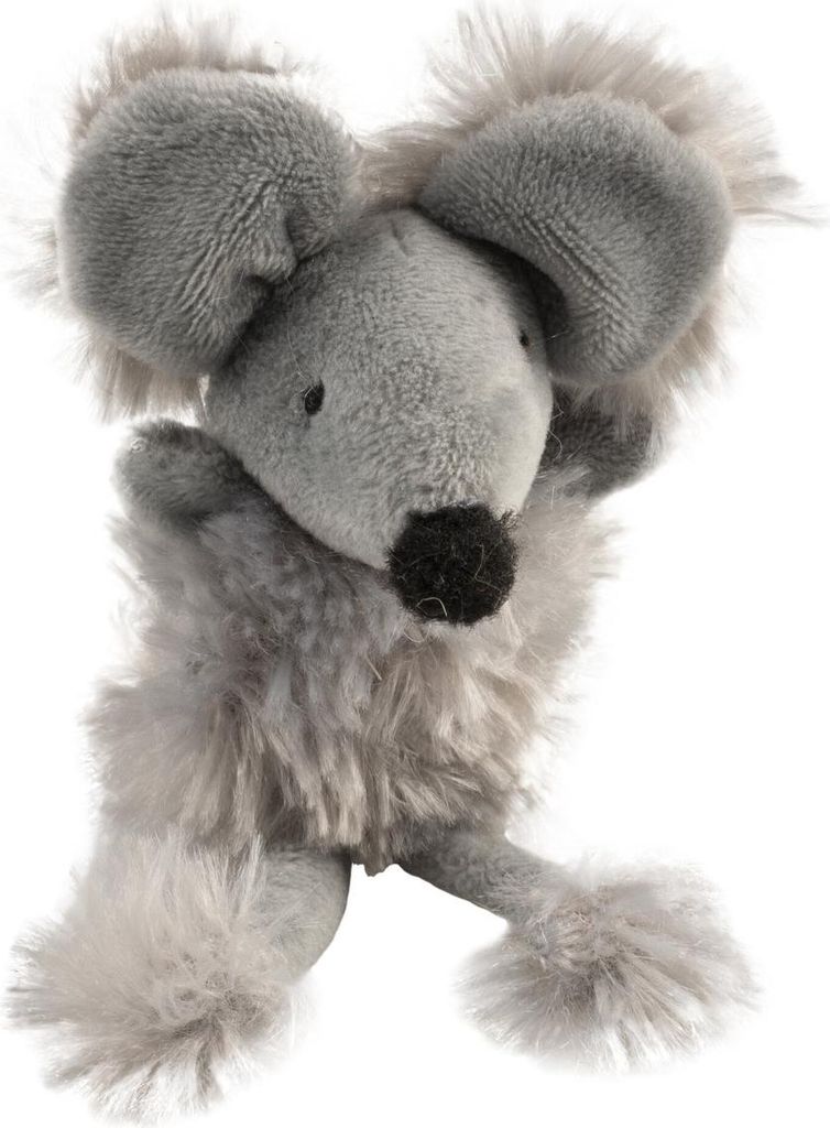Duvoplus Cat Toy Cushy Maus mit großen Ohren - grau