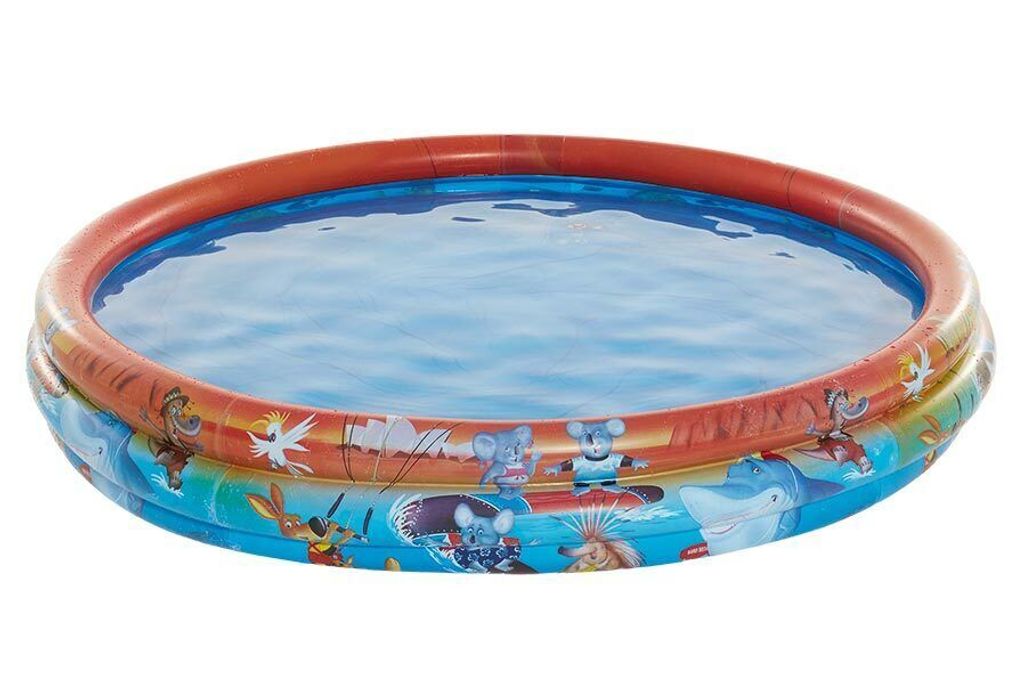 Planschbecken Down Under Kinder Pool aufblasbar Outdoor Kleinkind Baby Becken : Ø 175 x H30 cm Größe: Ø 175 x H30 cm
