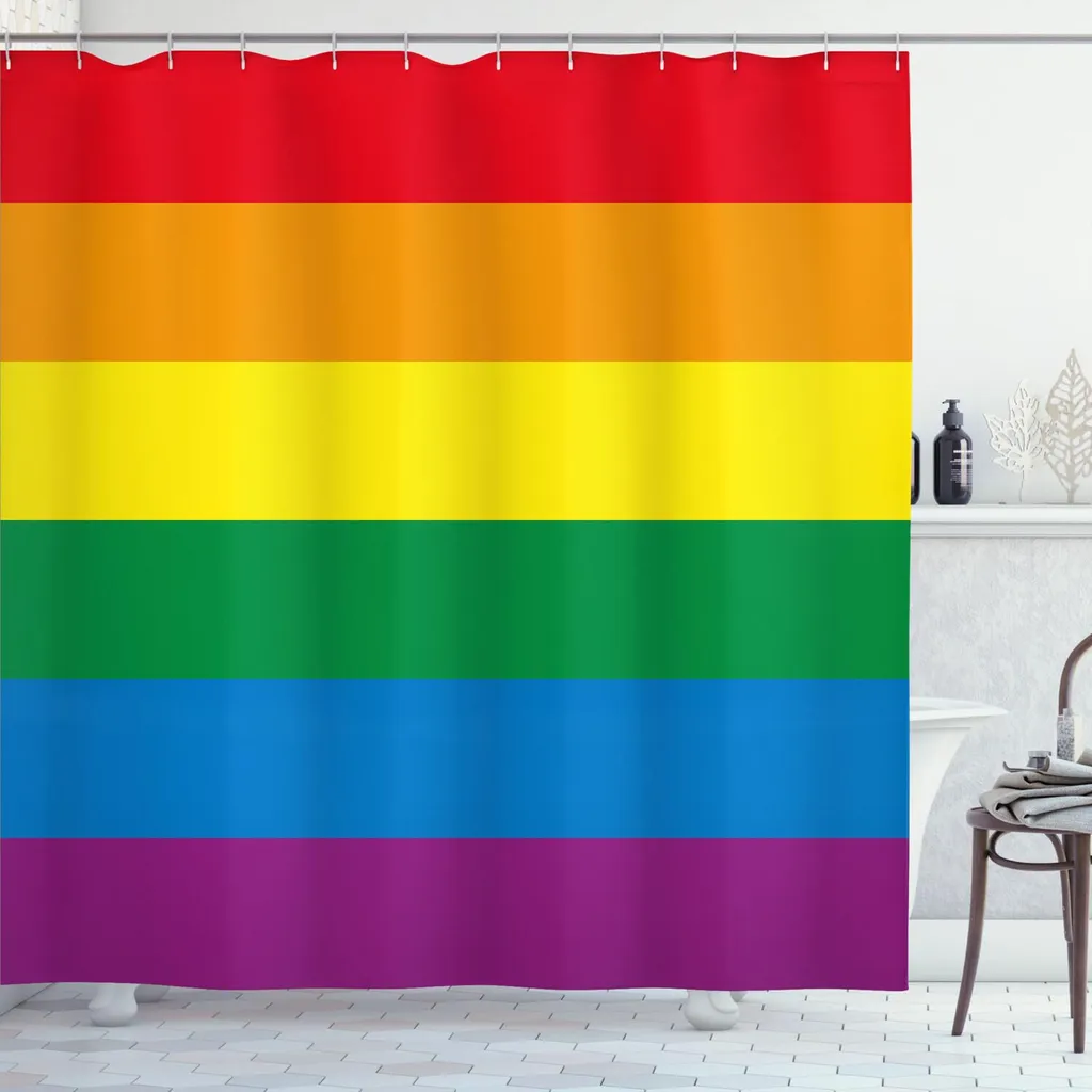 Tenda Doccia Tessuto ABAKUHAUS LGBT 175x180 - Qualità e Colori