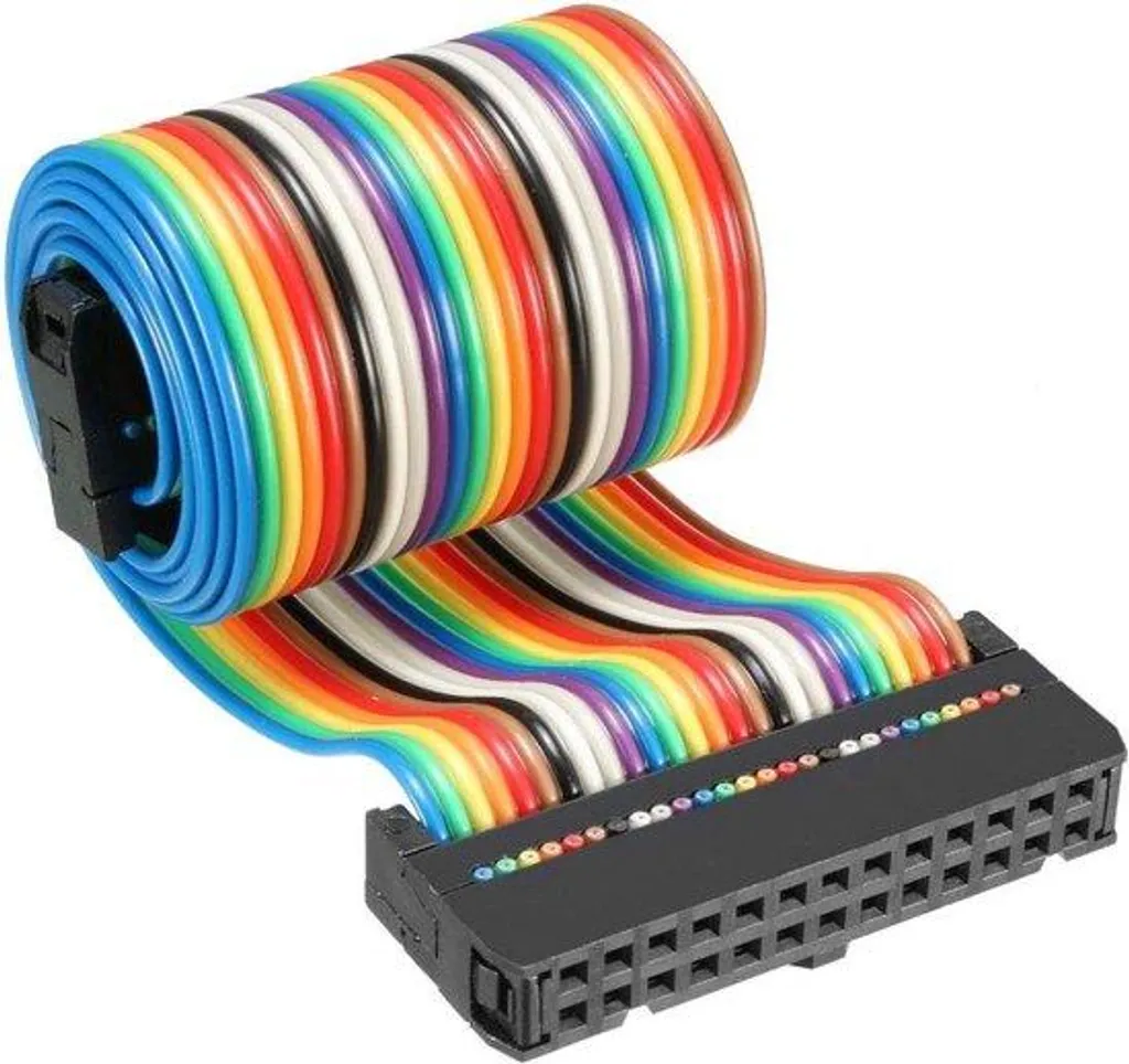 Nappe Plate Flexible Arc-en-Ciel 26 Pins Pas 2.54mm Longueur de 43cm