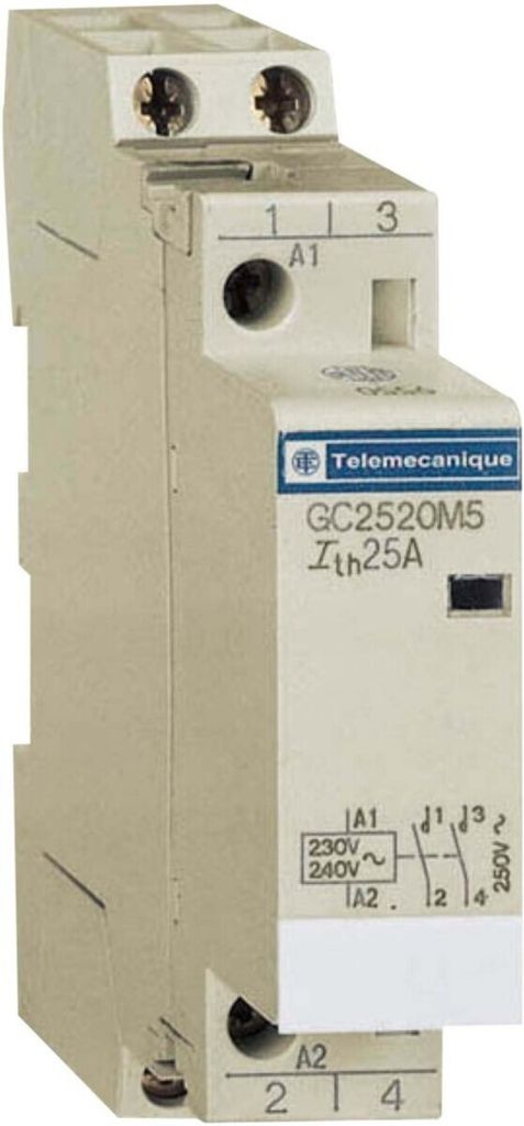 Schneider Electric GC25, Weiß, 2P, 500 V, 4 kV, 250 V, 25 A Produktbild 