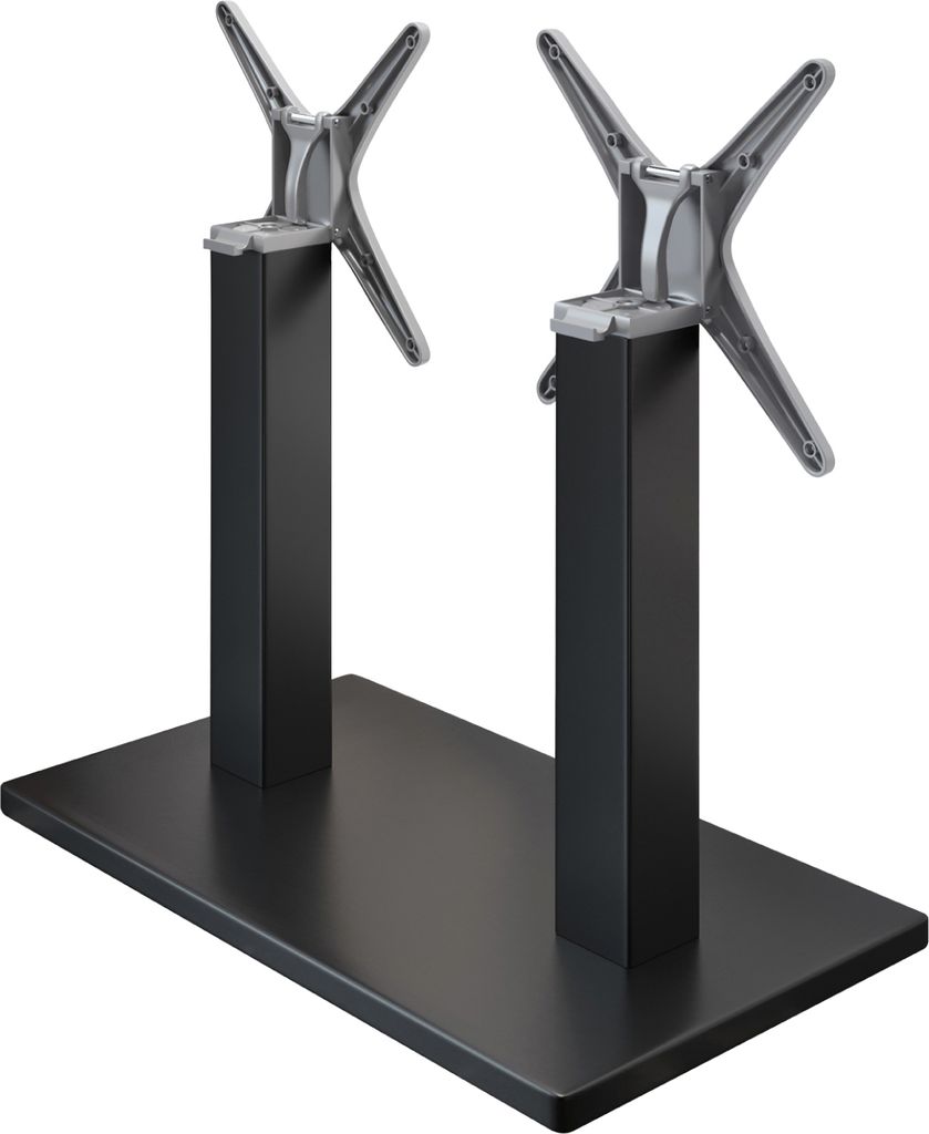 MADRID | Bistro Doppel Tischgestell | Schwarz | Höhe: 72 cm Produktbild 