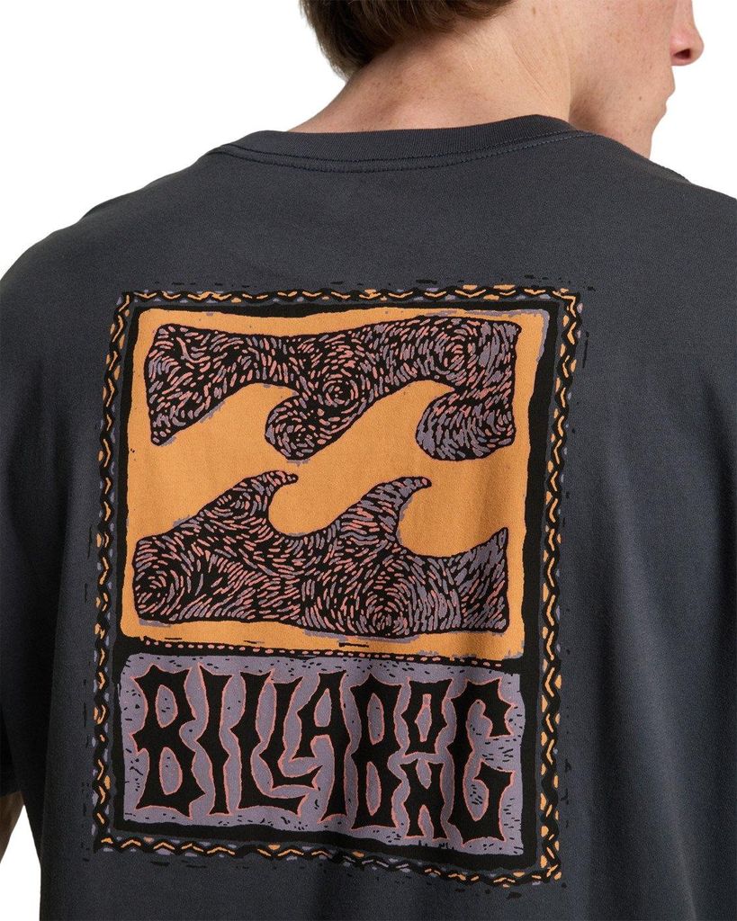 Billabong T-Shirt Stamp Ombre Blue : XL Größe: XL