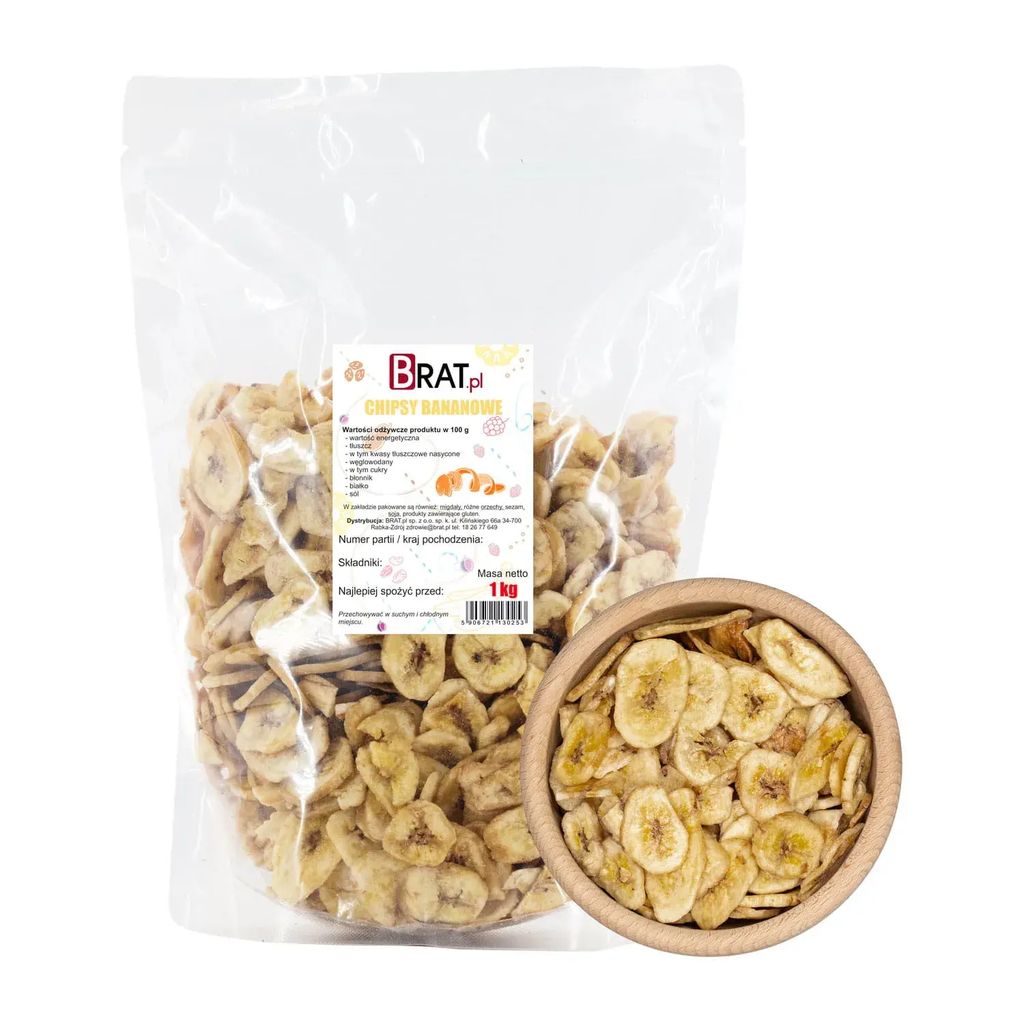Banánové lupienky 1 kg Brat.pl Obrázok produktu 