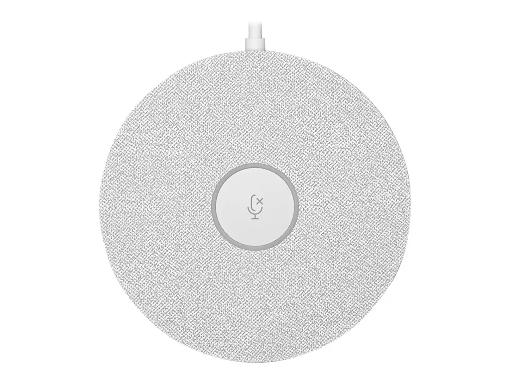 Microphone Logitech 952-000038 Blanc : Micro USB Pour Visioconférence