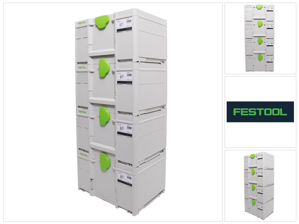 Festool Systainer Set 4x SYS3 M 237 ( 4x 204843 ) 21,4 Zdjęcie produktu 