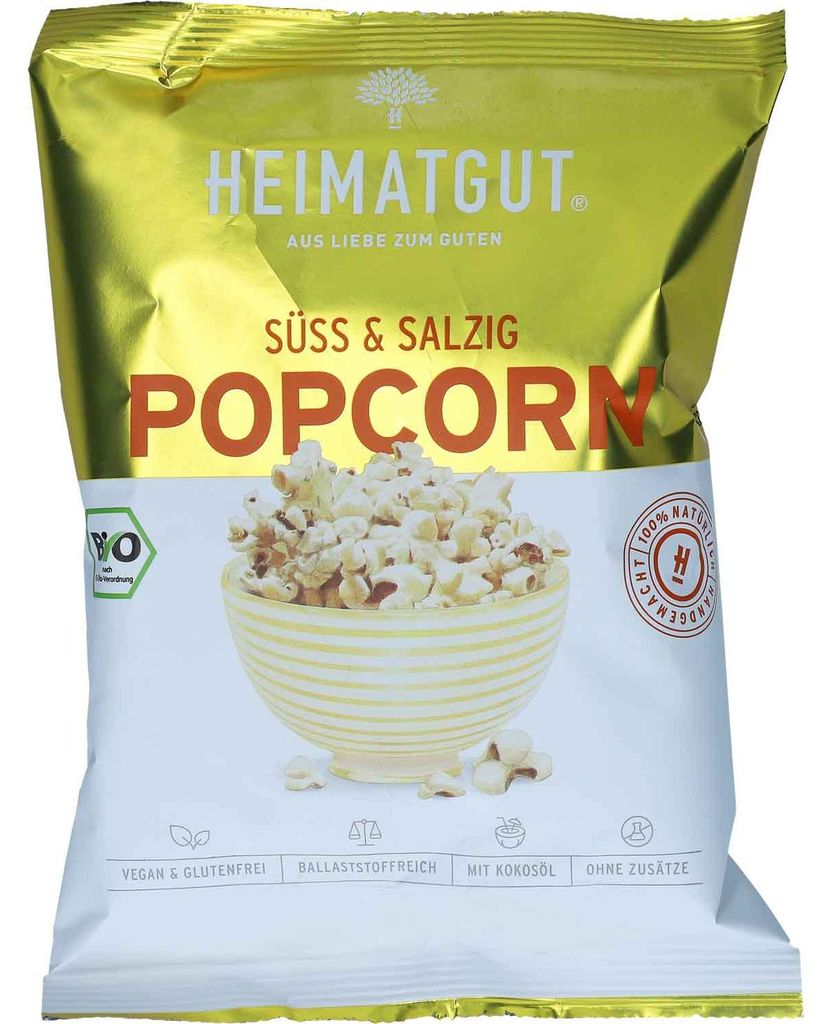Heimatgut  Popcorn süß & salzig 30g Produktbild 