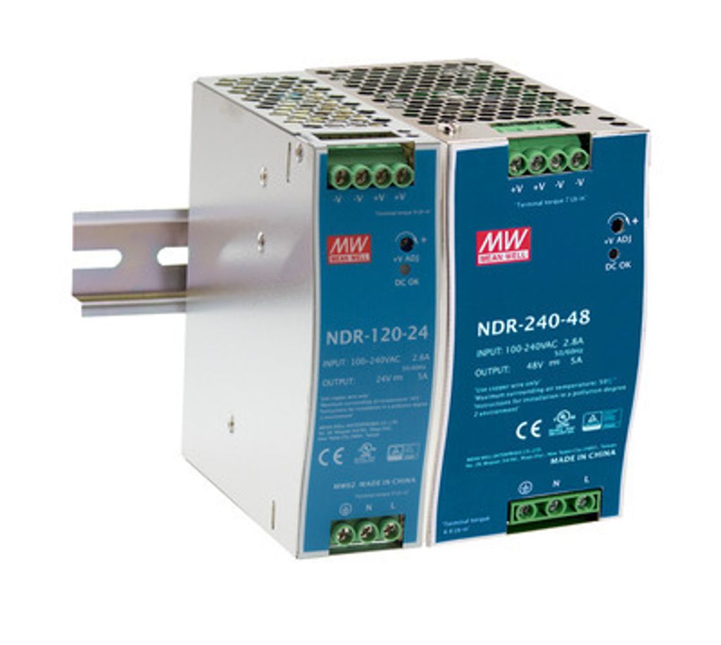 Mean Well NDR-240 Szyna DIN SNT 240W 48V/5A Zdjęcie produktu 