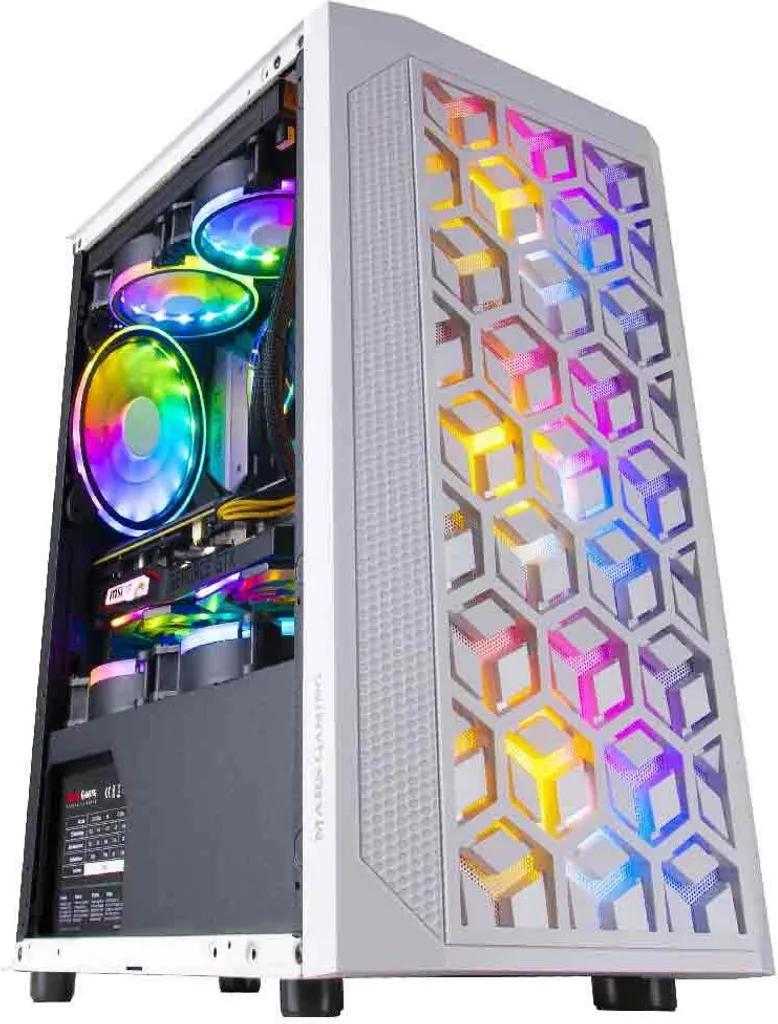 Case Gaming MCMESH Mars Gaming - Mesh 360 e 3 Ventole RGB - 9