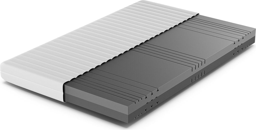 Betten-ABC KSP-500 - Das Original - 7-Zonen- Kaltschaummatratze mit waschbaren Klimafaserbezug, Größe: 140x200, Härtegrad: H3 / H4 - Wendematratze
