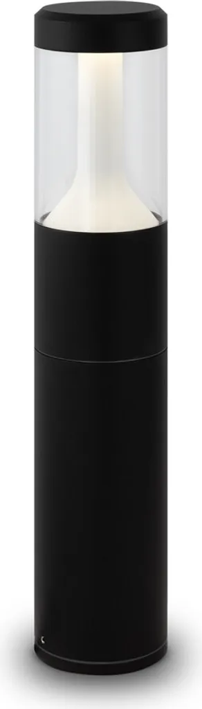 Borne de jardin LED Maytoni Koln O590FL-L8B4K - Noir moderne 4000K