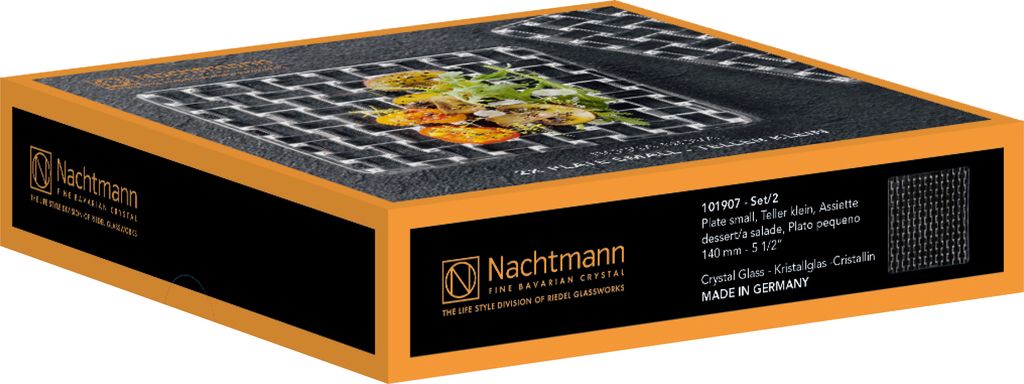 Nachtmann Bossa Nova Platte Quadratisch, 2er Set, Produktbild 