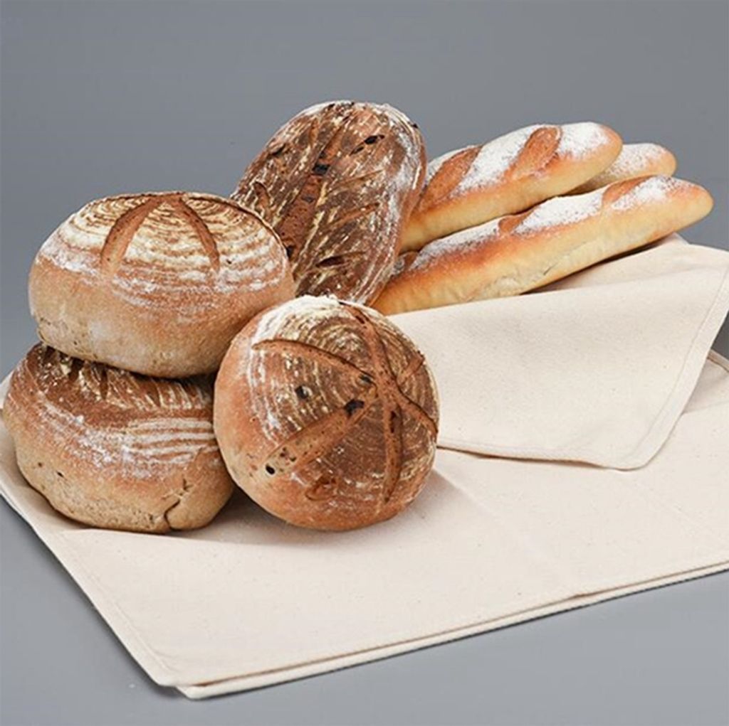 ROMTEX Teigtuch / Bäckerleinen – 56 Cm Breit, 620 G/m² Aus Baumwollmix, Mit Orientierungsstreifen