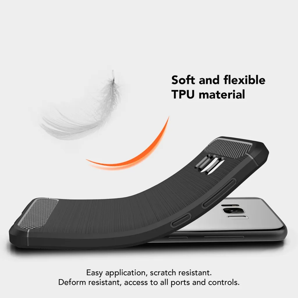 Custodia Protettiva Samsung S8 NALIA - Silicone Nero Premium Soft - 7