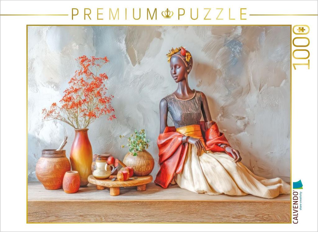 CALVENDO Puzzle Afrikanische Stillleben | 1000 Teile Lege-Größe 64x48cm Foto-Puzzle für glückliche Stunden