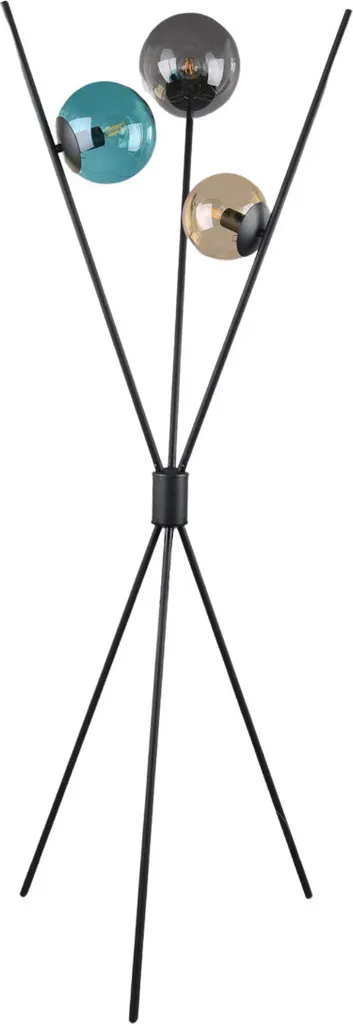LANCE lampada da terra nera Trio 403400317