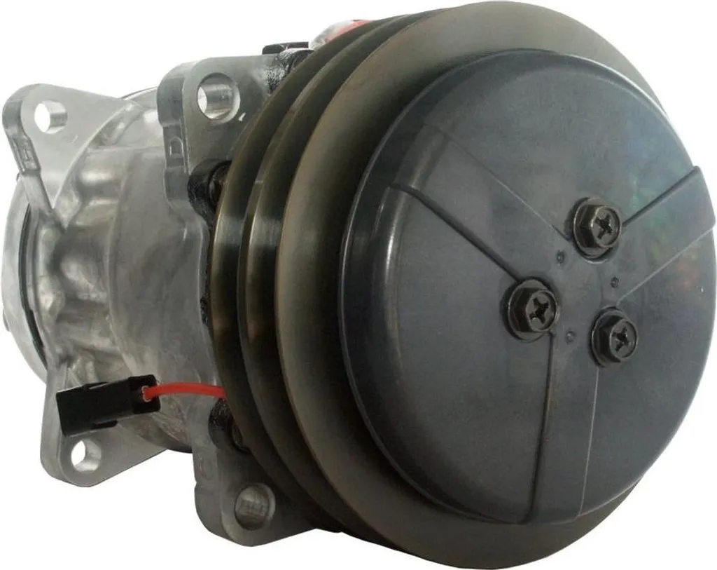 Compresseur climatisation 12V 140mm pour tracteur Massey Ferguson