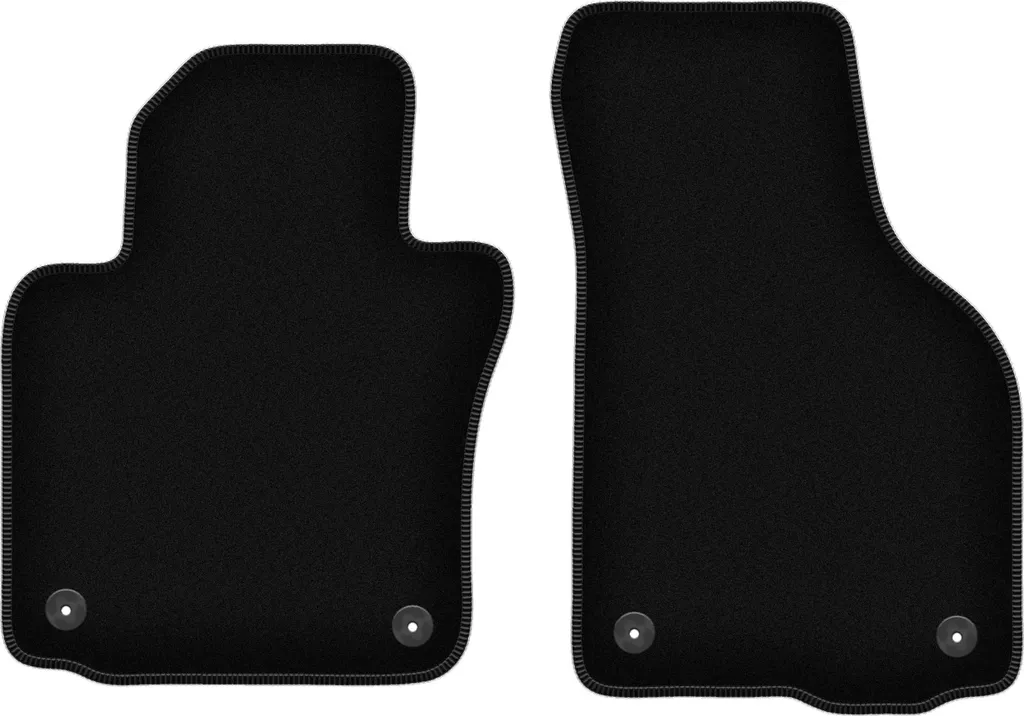 Tappetini su Misura Skoda Octavia II 2004-2013 | Velluto Nero Set 2pz
