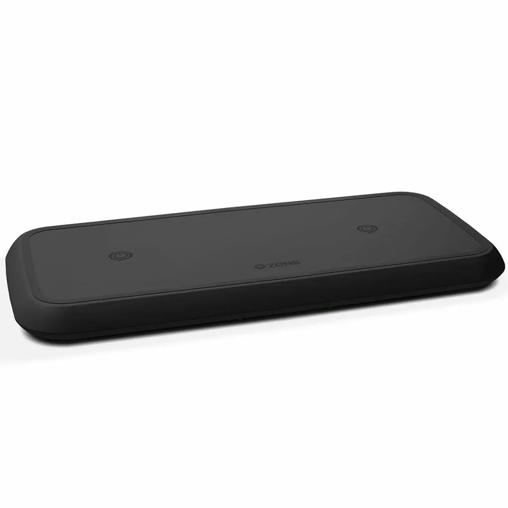 Station Charge Rapide ZENS 20W - Double Induction Apple Fast Charge Noir - 3