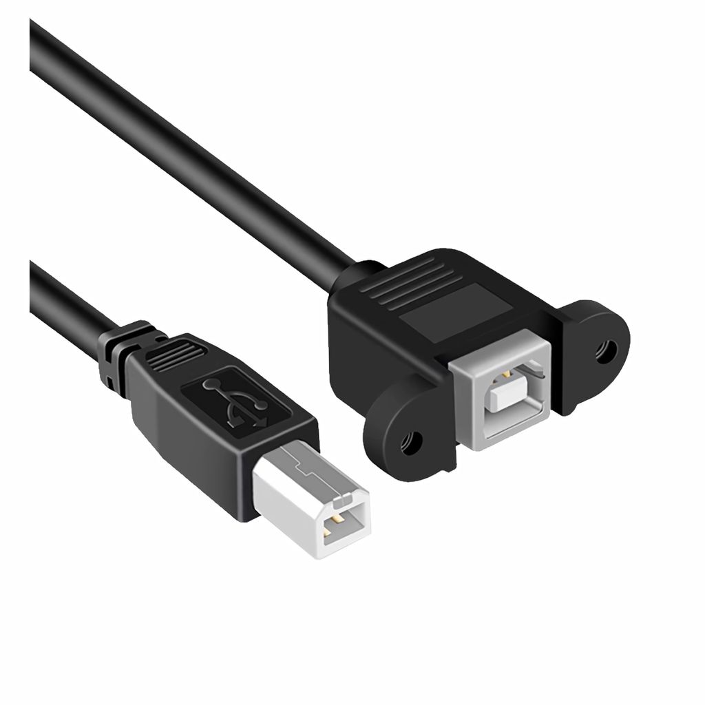 F66 USB Verlängerung Kabel Adapter Typ B Stecker auf B Buchse Drucker Scanner 50cm