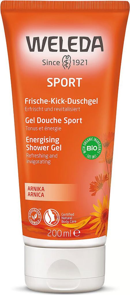 Gel douche coup de fouet fraîcheur Weleda Sport 200ml Image du produit 