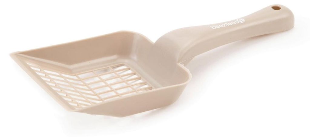 Plastic kattenbakschep beige grof Beeztees Productafbeelding 