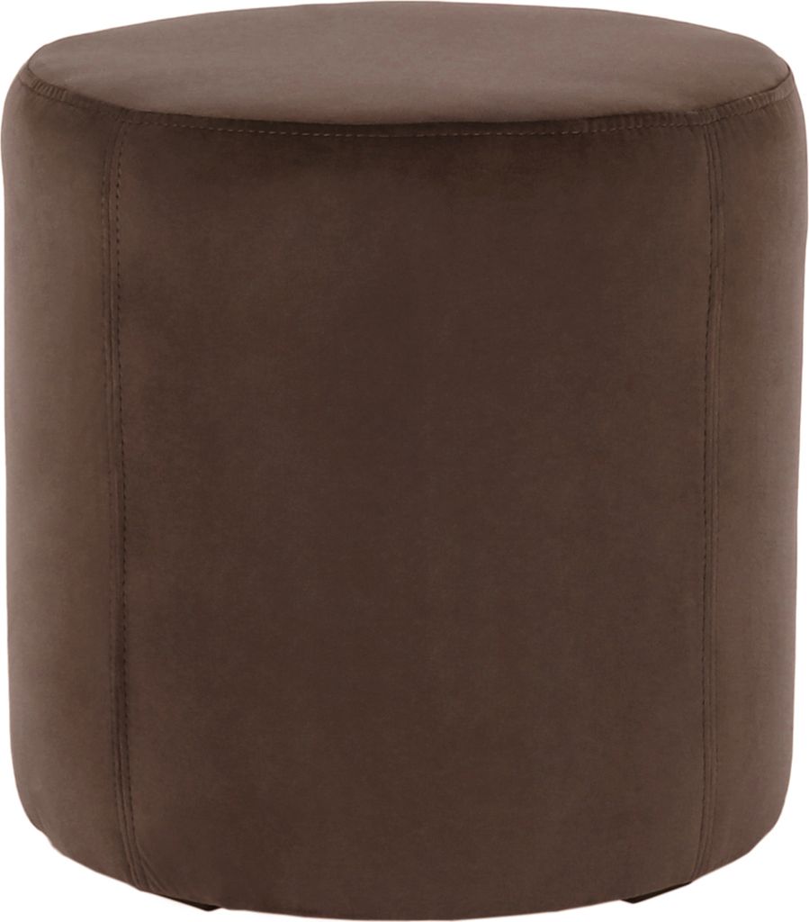 Moderner Hocker Top 45, braun, aus Stoff, 45x45x49 cm, bis Produktbild 
