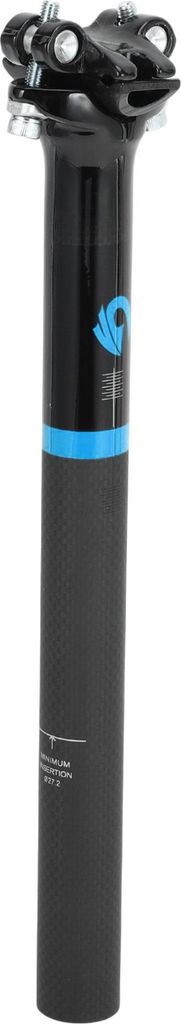 Fahrradsattelstš¹tzen H?henwinkelverstellung Fahrradsattelstš¹tze Sattelrohr Mattschwarz Glanzschwarz Blau 1 Stš¹ck 27,2x300mm Carbonfaser