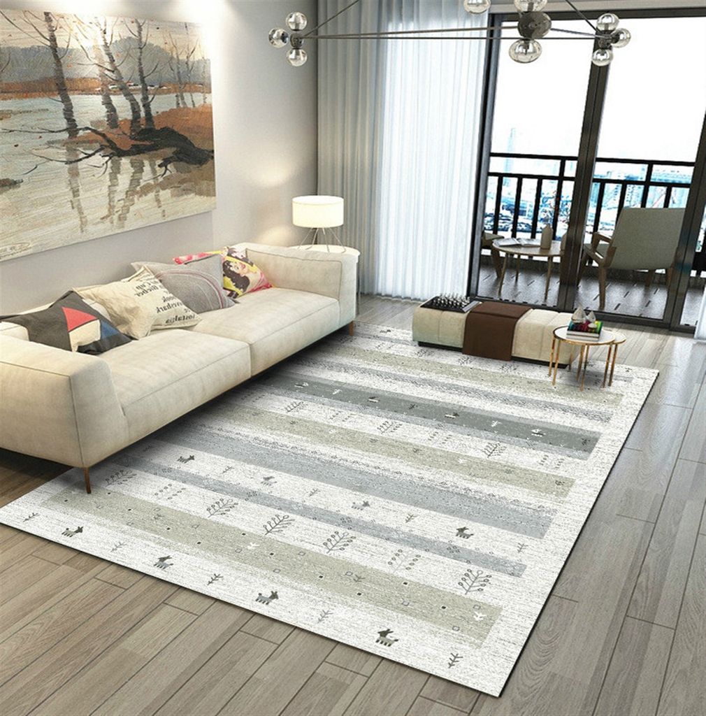 Anti-Rutsch-Rechteck Moderne Teppiche Abstrakter Teppich Weiches Zuhause Dekorativ fš¹r Wohnzimmer Boden Schlafzimmer,Stil 6,160x230cm