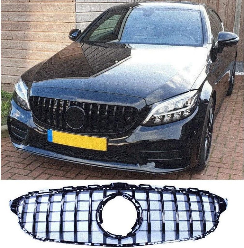 Griglia del radiatore per Mercedes Classe C W205 Facelift, Immagine del prodotto 