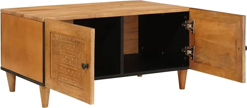 Offerta Tavolino vidaXL Acacia Massiccia - 80x50x40 cm con Anta