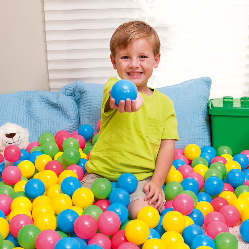 Fun Spielen Bälle Plastik Ball Bällebad-Bälle "blau" Kunststoffbälle 