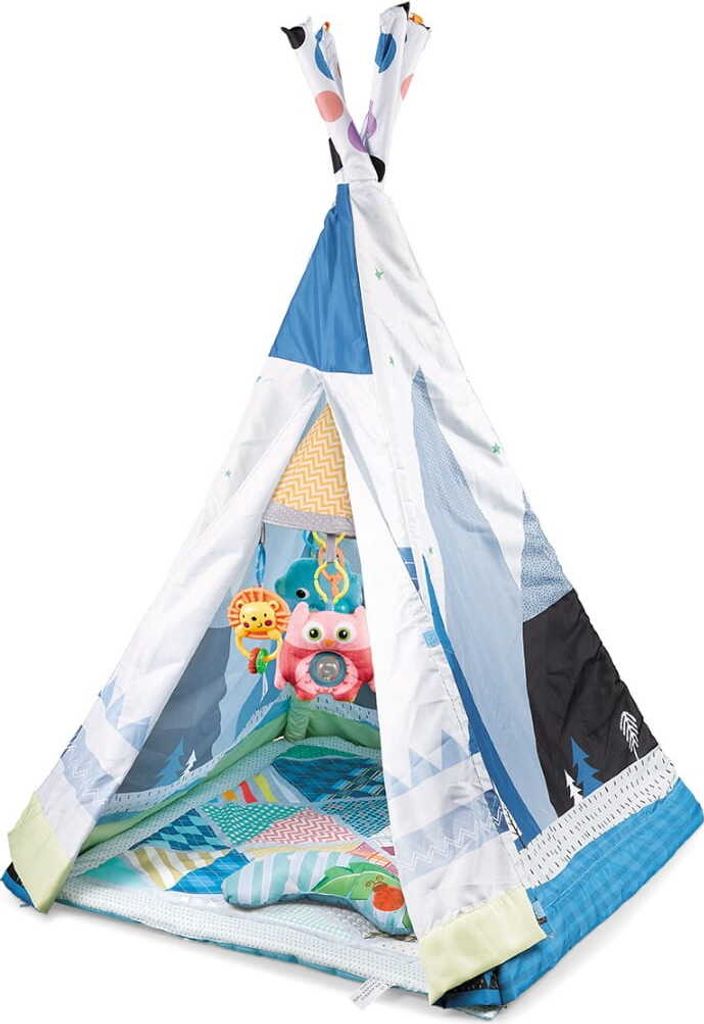 Activity Gym Playmat Spielmatte Krabbeldecke Tipi 2w1 Produktbild 7
