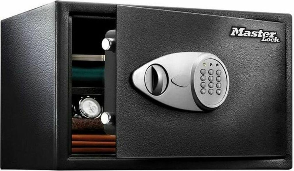 Safe Master Lock Schwarz Schwarz/Grau Stahl