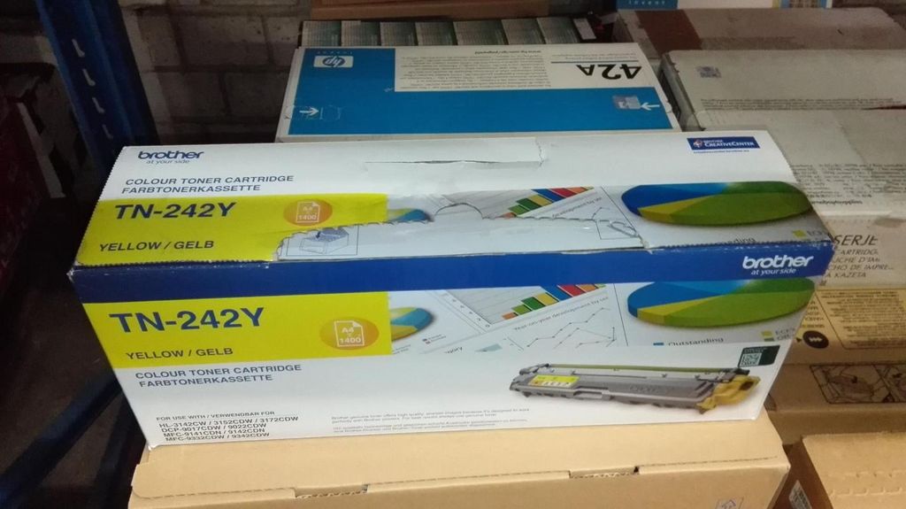 Brother TN-242Y, 1400 Seiten, Gelb, 1 Stück(e) Produktbild 