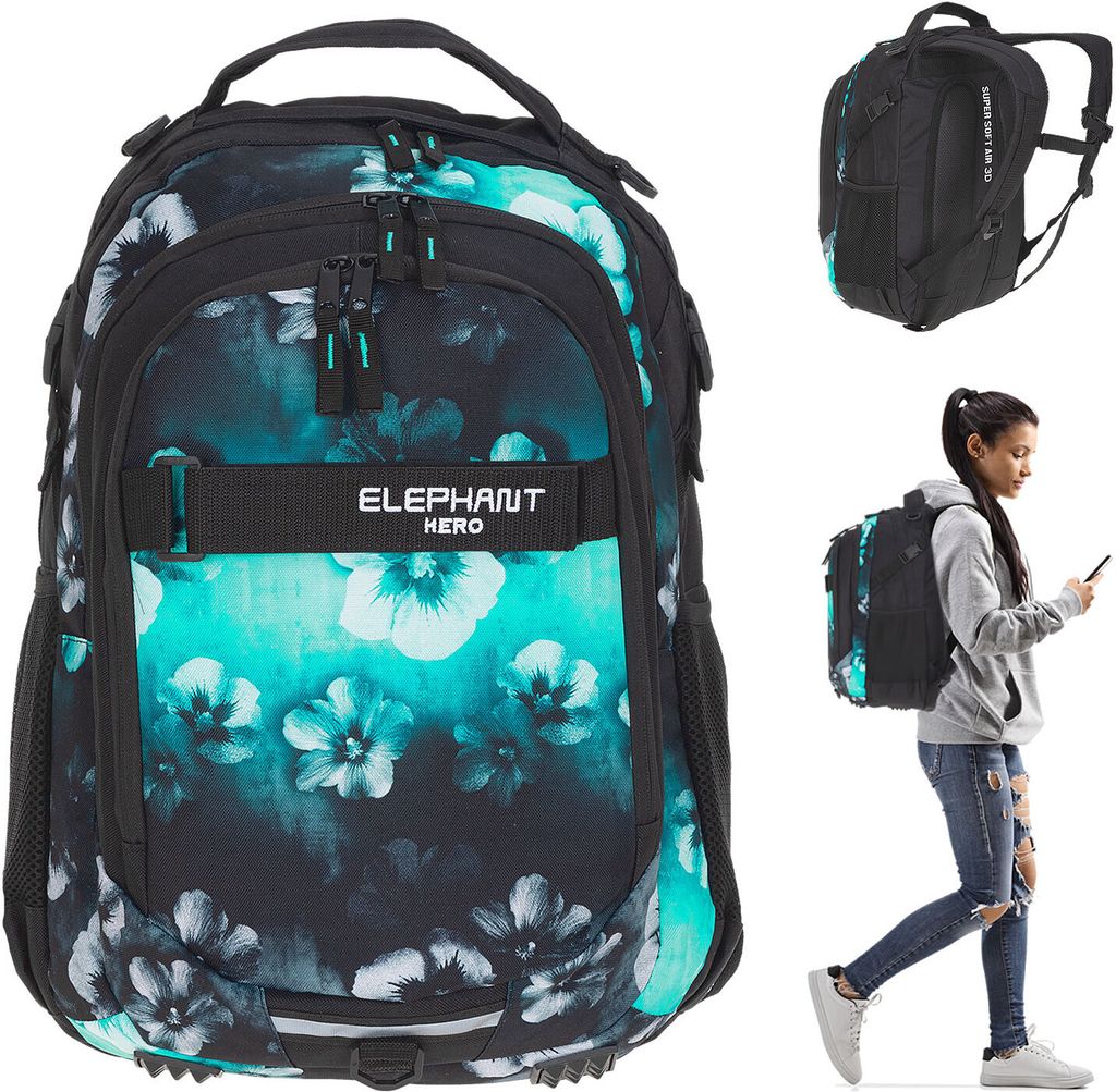 Schulrucksack Set 2 Teile Elephant Hero Signature Rucksack Produktbild 14