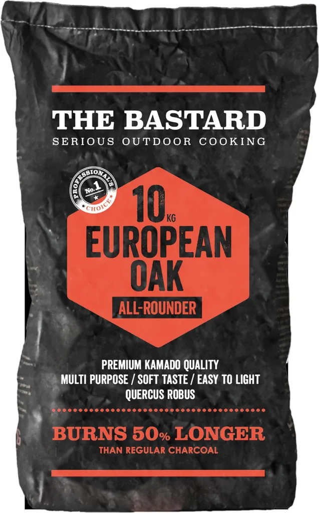 Charbon de bois The Bastard chêne 10kg : fini les fumées et les étincelles