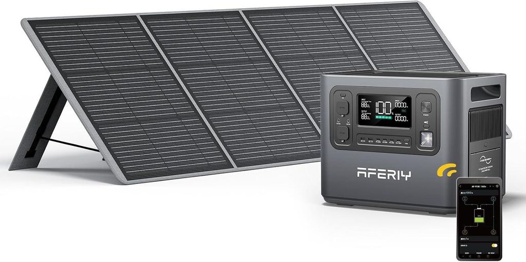 AFERIY P210 Power Station 2400W 2048Wh z panelem solarnym Zdjęcie produktu 