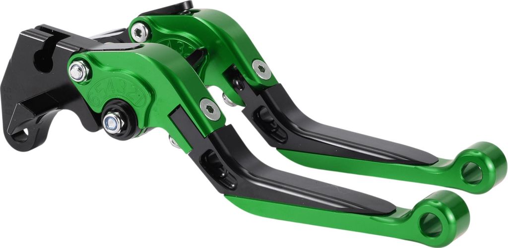 Kurz Lang Bremse Kupplung Hebel für Yamaha MT125 2014-2021 6 Stellung Motorrad Lenker Bremshebel Aluminium Legierung Grün Kopf Schwarz Griff